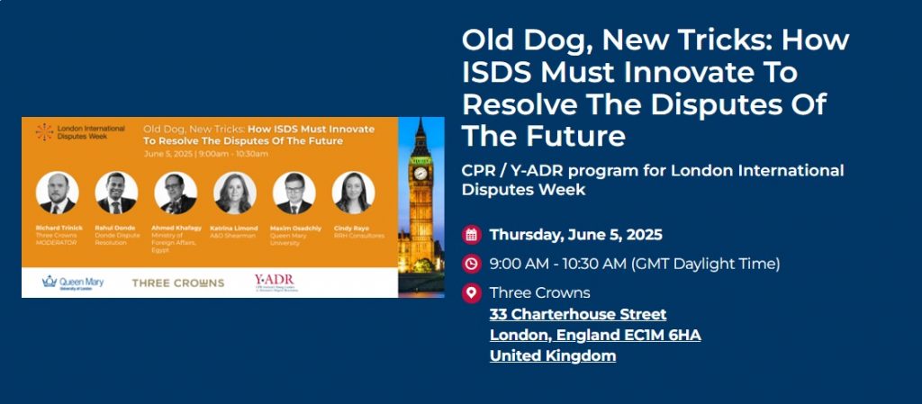 Reflecting on London International Disputes Week (LIDW)